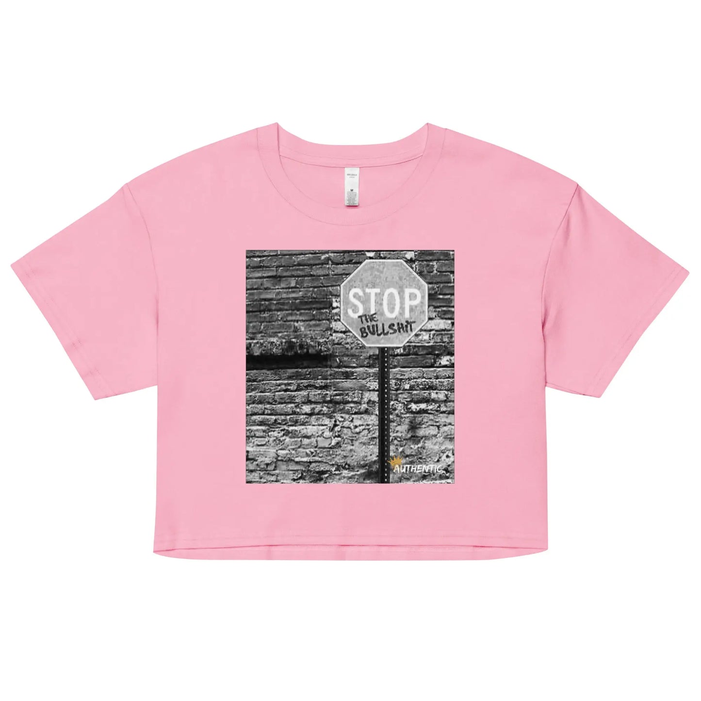 Authintic Design Crop Tee Shirt Authentic Goods Co.