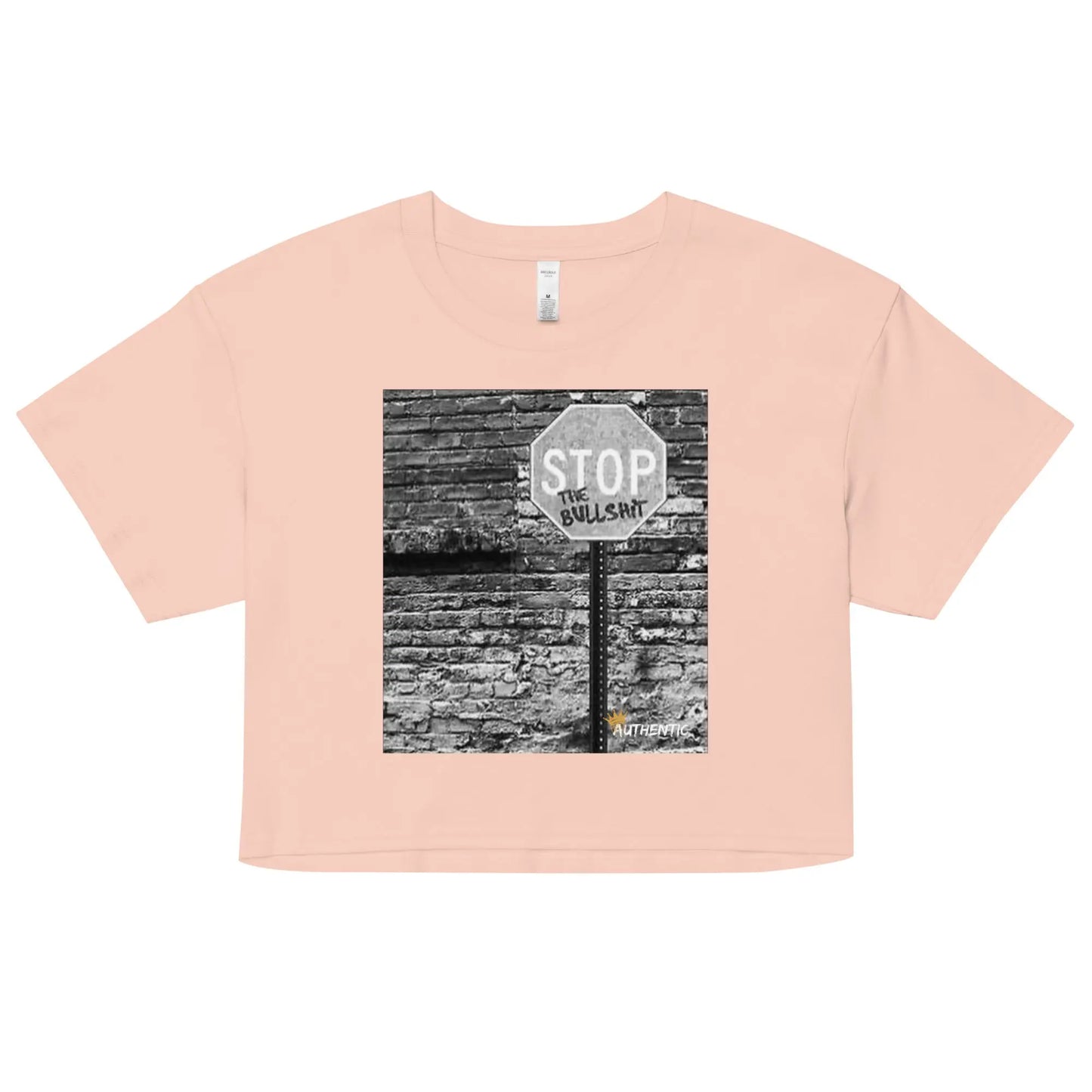 Authintic Design Crop Tee Shirt Authentic Goods Co.