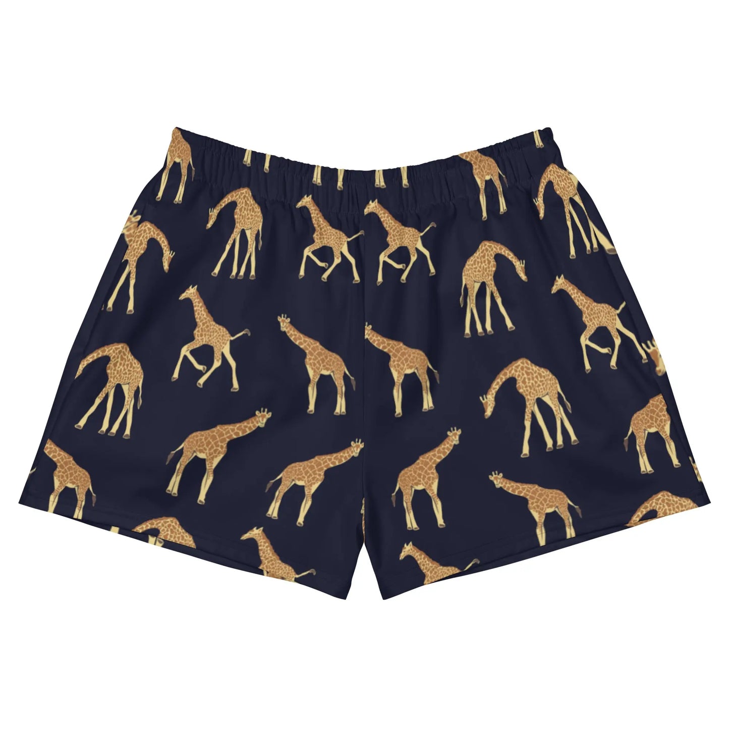 Giraffe All-Over Print Athletic Shorts Authentic Goods Co.