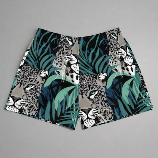 Leopard All-Over Print Athletic Shorts Authentic Goods Co.