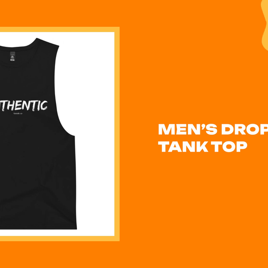 Men&rsquo;s drop arm tank top by@Outfy