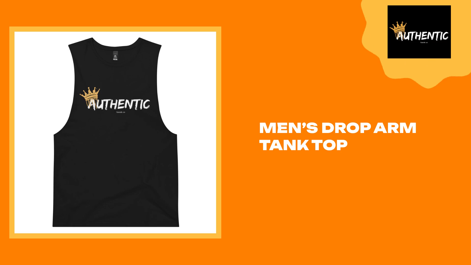 Men&rsquo;s drop arm tank top by@Outfy